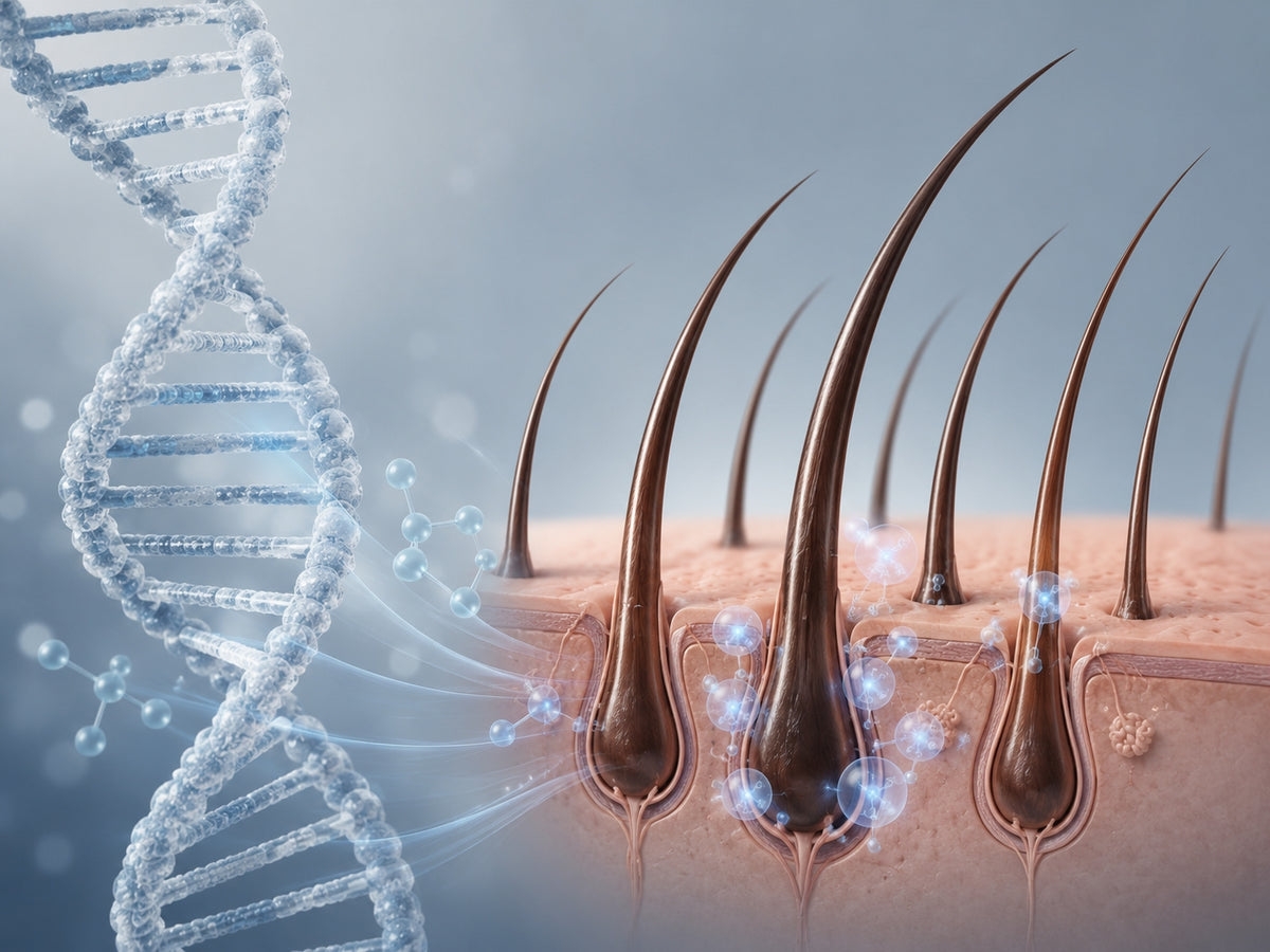 Illustration: What role do genetic predisposition and DHT play?