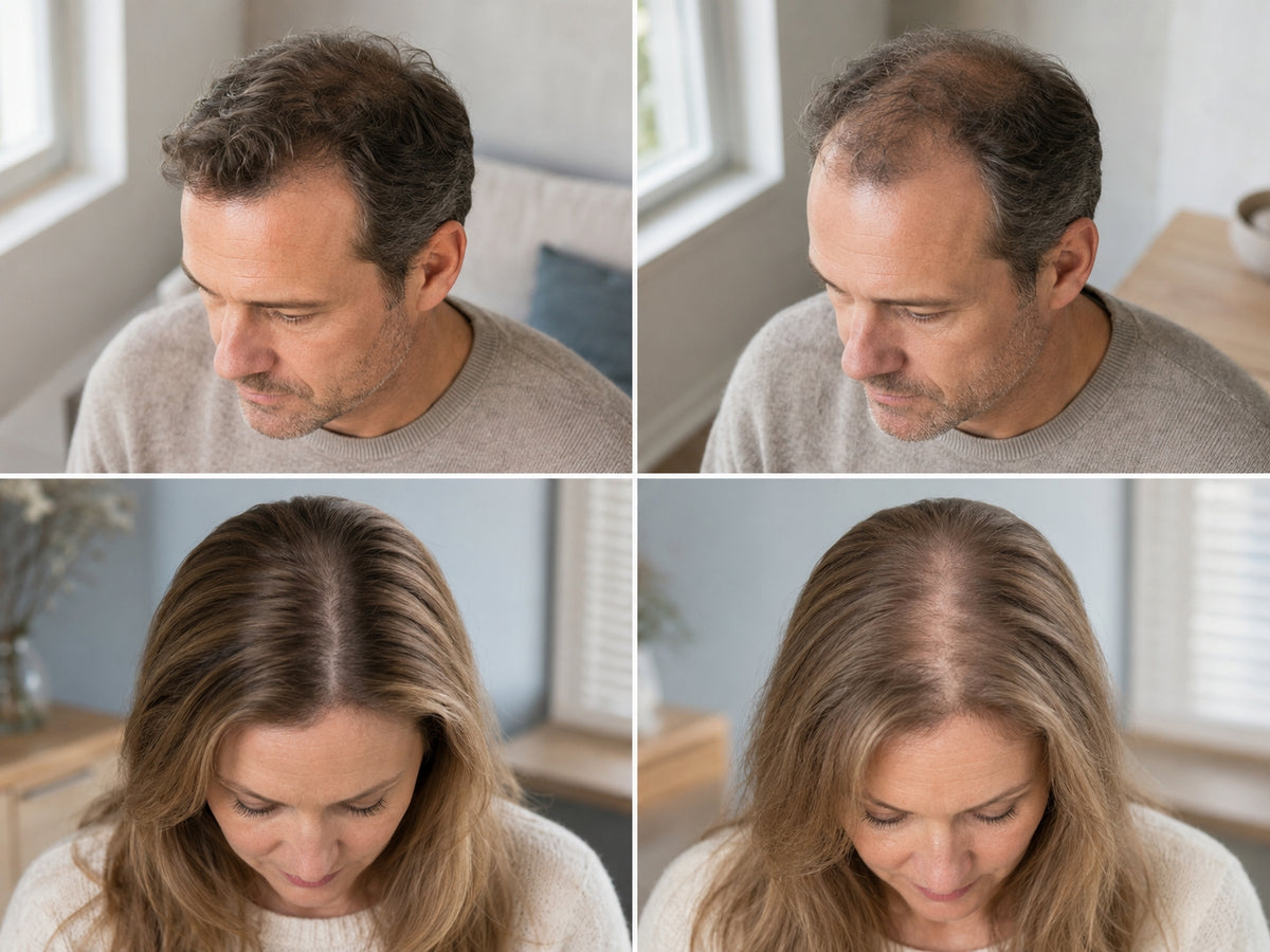 Photo: How does hereditary hair loss progress?