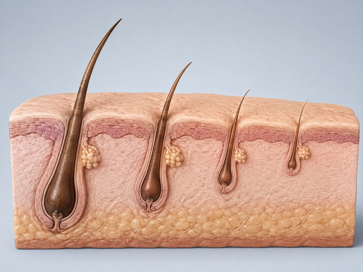Illustration: What happens with androgenetic alopecia?