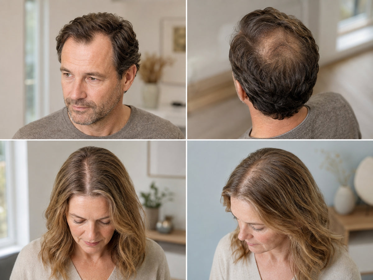 Photo: How does androgenetic alopecia differ in men and women?