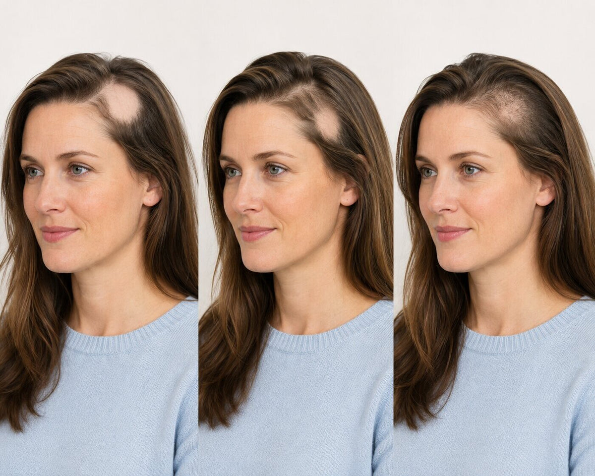 What is the course of alopecia areata?