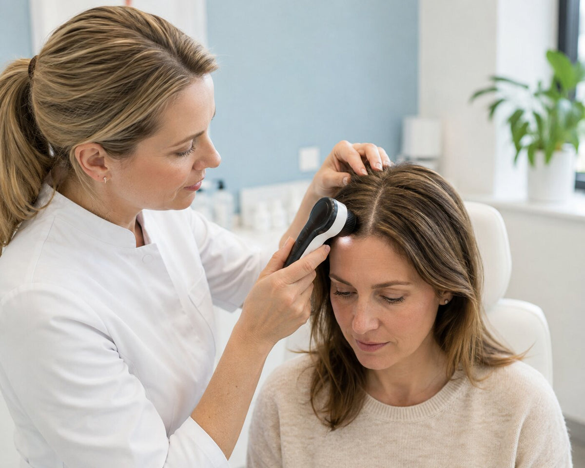 Illustration: How is follicular miniaturisation assessed?