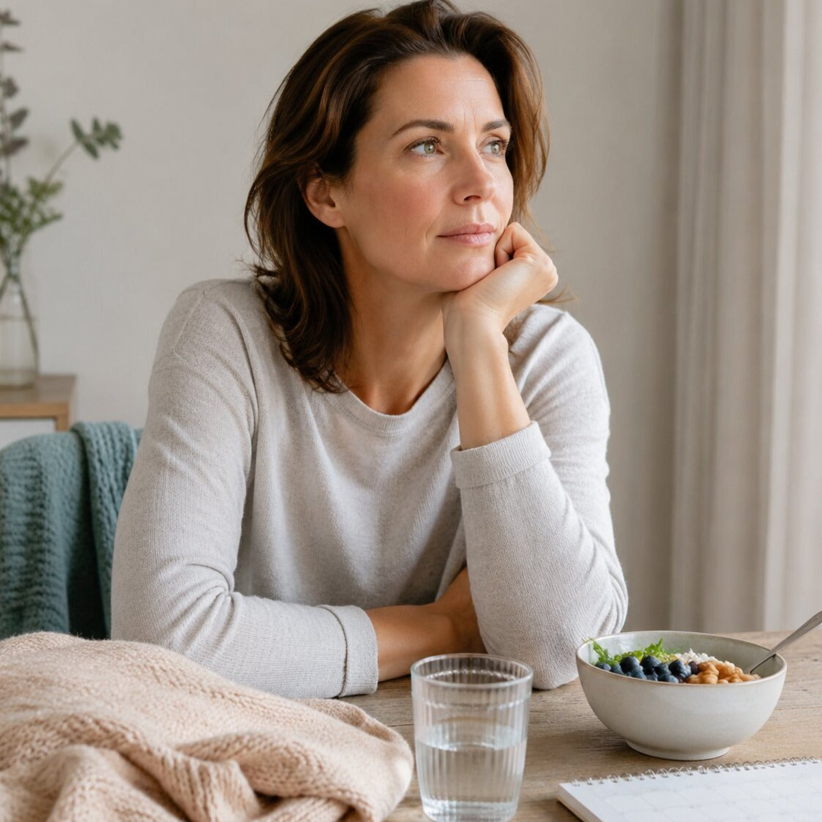 Woman experiences diffuse hair loss after a prolonged period of stress