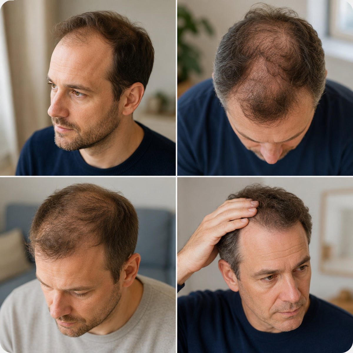 Photo: Hair loss in men