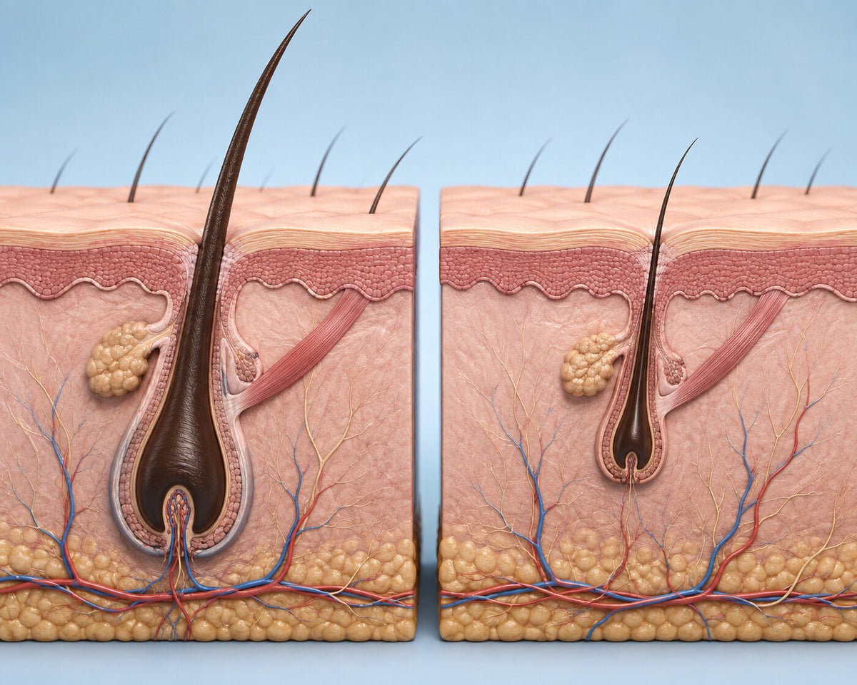 Illustration: What is follicular miniaturisation?