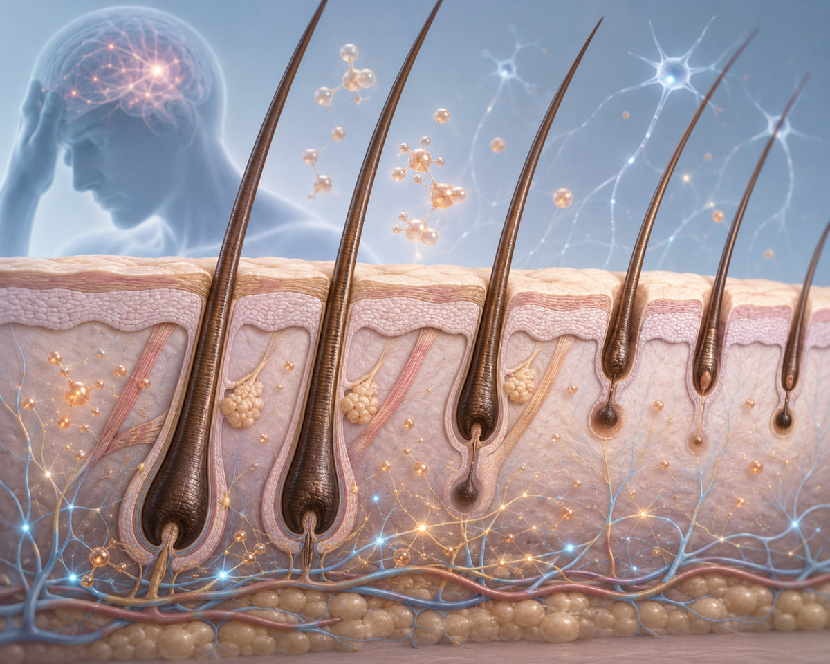 Illustration: How can stress cause hair loss?