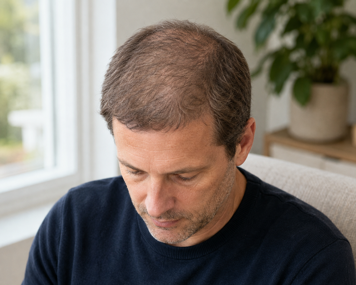 Photo: When the hair seems thinner all over